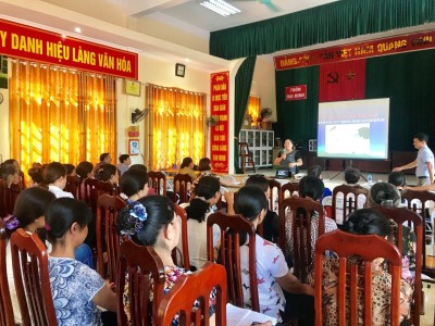 Huyện Thanh Oai tổ chức lớp tập huấn các kỹ năng tuyên truyền dân số và kiến thức giới cho cán bộ chuyên trách dân số