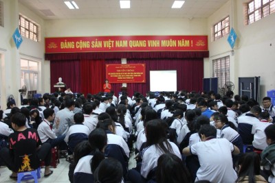 Buổi truyền thông tại trường Trung học cơ sở Phương Liệt