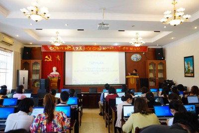 Chi cục Dân số - Kế hoạch hóa gia đình Hà Nội tổ chức tập huấn về quy trình đổi sổ A0 và sử dụng phần mềm MIS2021-RS phục vụ in sổ A0/CTV