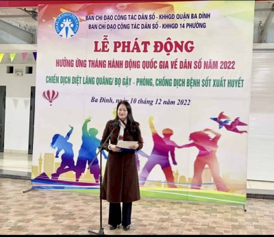 Hưởng ứng Tháng hành động quốc gia về Dân số, Ngày Dân số Việt Nam 26/12/2022