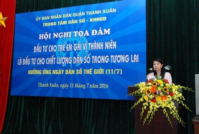 Quận Thanh Xuân tổ chức tọa đàm “Đầu tư cho trẻ em gái vị...