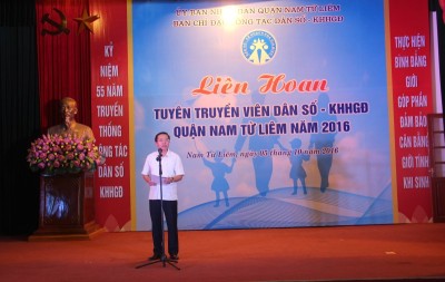 Quận Nam Từ Liêm tổ chức Liên hoan Tuyên truyền viên Dân số...