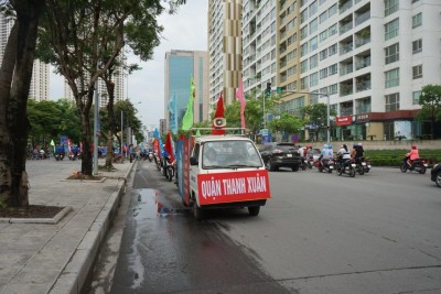 Quận Thanh Xuân tổ chức Điểm tuyên truyền hưởng ứng  Ngày...