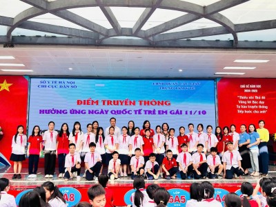 Cầu Giấy truyền thông hưởng ứng Ngày Quốc tế Trẻ em gái 11/10