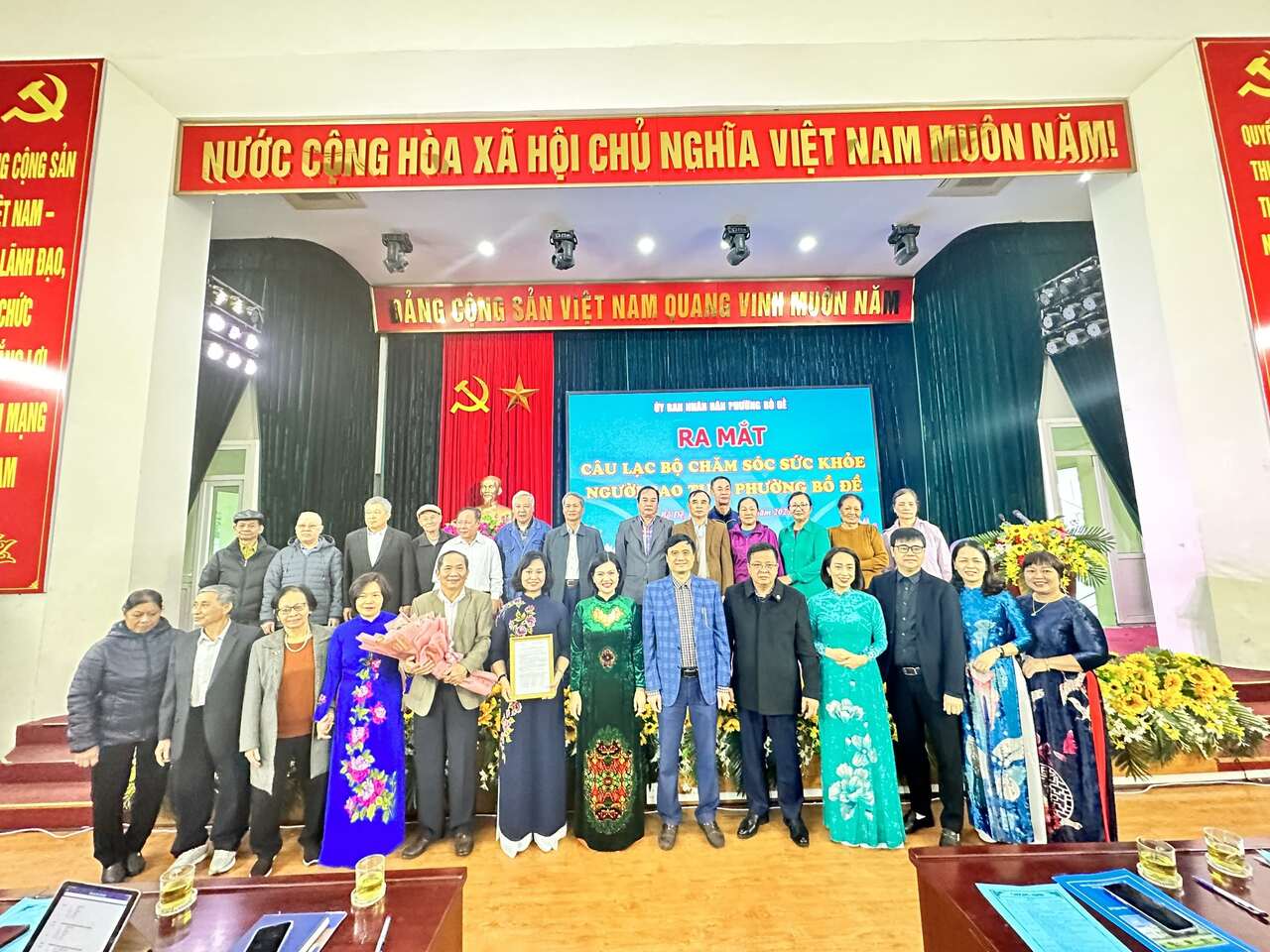 Phường Bồ Đề - quận Long Biên ra mắt câu ra mắt câu lạc bộ chăm sóc sức khỏe người cao tuổi